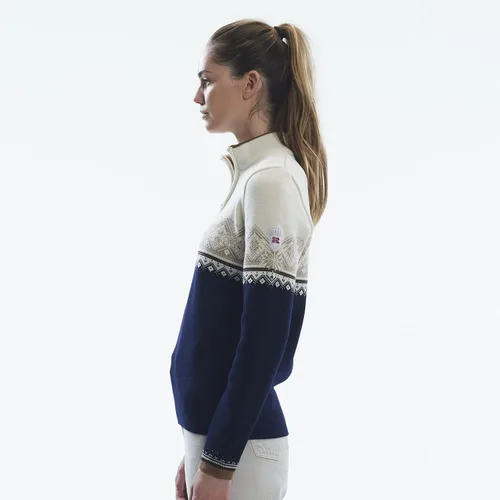Vista 4 de Dale of Norway Moritz - Suéter para mujer, 100% lana merina, suéter para mujer, suéter para mujer