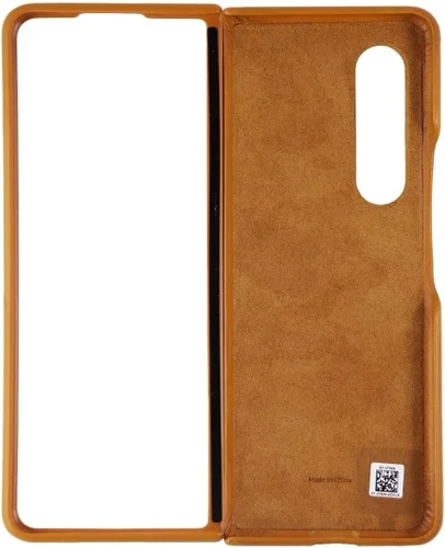 Vista 3 de Samsung Funda para teléfono Galaxy Z Fold 3, funda protectora de piel, resistente, protector de teléfono inteligente a prueba de golpes, versión