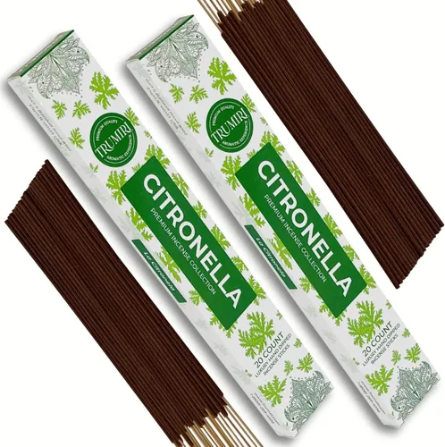 Vista 65 de Varillas de incienso ámbar – Total 40 varillas de incienso – Paquete doble de 20 Insense – Inciensos – Inscents – Ingredientes naturales no tóxicos