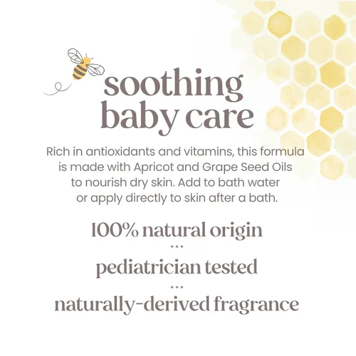 Vista 5 de Burt's Bees Aceite nutritivo para bebés, cuidado de la piel 100% de origen natural, botella de 5 onzas