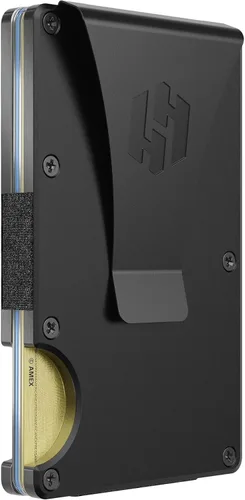 Vista 11 de Hayvenhurst Cartera para hombre – Cartera para hombre de diseño reinventado – Funda delgada, minimalista y sin costuras, bloquea escáneres RFID
