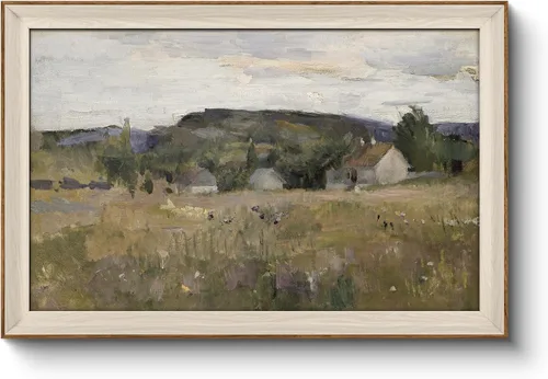 Vista 45 de InSimSea Arte de Pared en Lienzo Enmarcado Decoración de Habitación, Imágenes de Paisaje Costero Clásico para Baño Decoraciones de Pared, Arte
