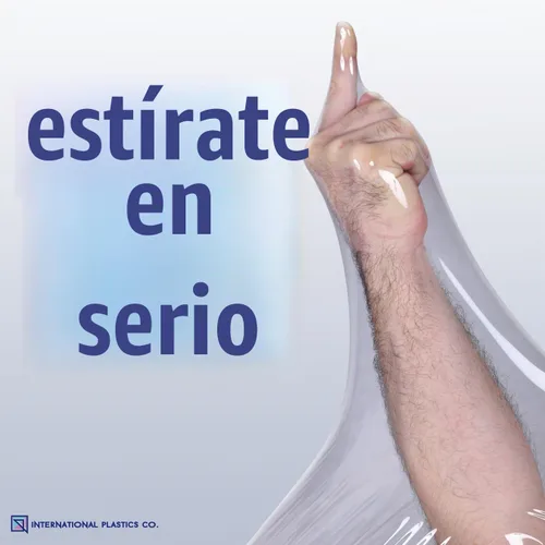 Vista 2 de International Plastics Co. Calibre 80 18 "1200 pies película estirable plástica/envoltura 500% elástico transparente adherido embalaje embalaje