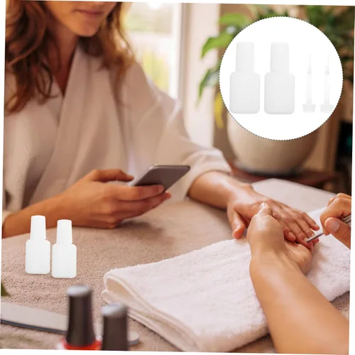 Vista 8 de 33 piezas de botellas de uñas, frascos de gel de uñas, frascos de esmalte de uñas, envase de muestra transparente, contenedor de suministro