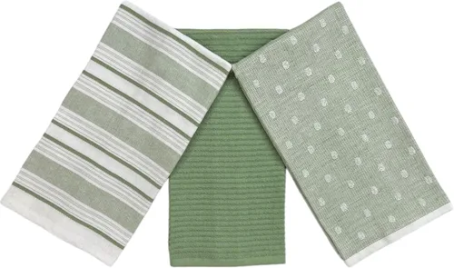Vista 32 de Serafina Home Toallas de cocina de tamaño grande de color sólido negro: paño de 100 % algodón suave para limpieza y secado absorbente, con ribete