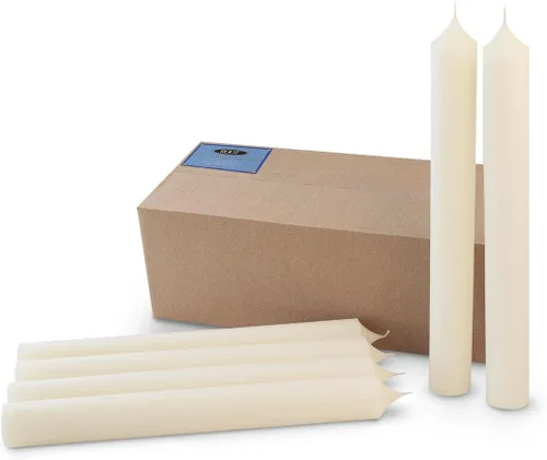 Vista 5 de Root Candles Velas de altar con base empotrada, velas tradicionales de iglesia, 17.5 pulgadas, 51 % cera de abejas, 6