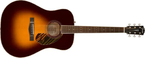 Vista 7 de Fender Paramount PM-3 Guitarra acústica estándar triple-0, con garantía de 2 años, natural, con estuche