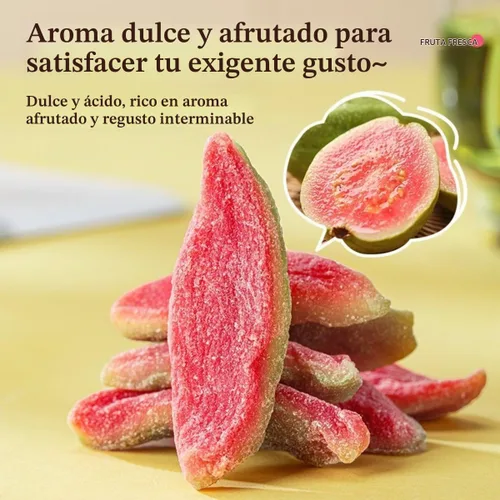Vista 2 de Rebanadas rojas secas 10.58 oz*1, bocados secos de la guayaba de la guayaba