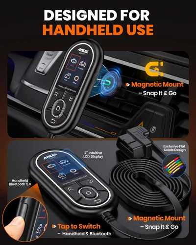 Vista 12 de ANCEL BD330 OBD2 Escáner Bluetooth (Actualizado BD310 para BMW) Herramienta de diagnóstico de sistema completo con registro de batería, función