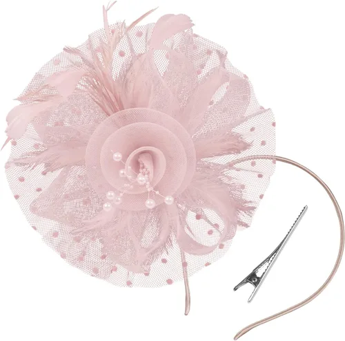 Vista 2 de Amazer Fascinators for Women Tea Party, Fascinator Headband for Women Tea Party Hats, Kentucky Derby Hats for Women Girl