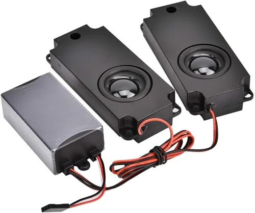 Vista 3 de Simulador de sonido del motor Dilwe, grupo de enlace del acelerador 2 altavoces, simulador de sonido del motor del motor para 1/10 modelo RC coche