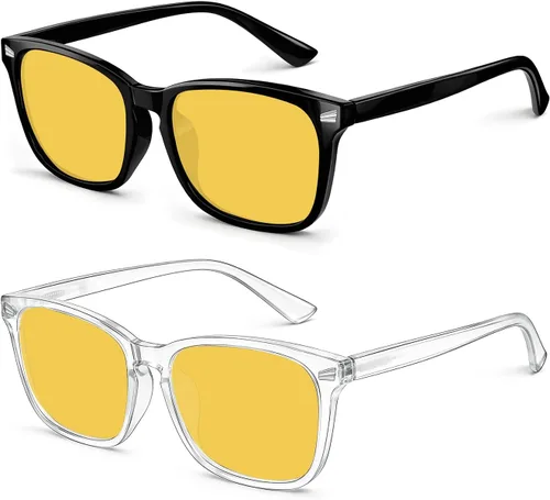 Vista 17 de Gafas de luz azul para niños antirreflejos y filtro UV 3 Pack Mix Color-2 (Edad 6-9)