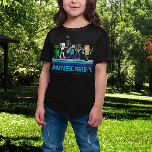 Vista 2 de Minecraft - Camisetas temáticas para niños