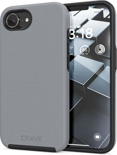 Vista 10 de Funda Crave Dual Guard compatible con iPhone 16e, funda de doble capa de protección contra golpes para iPhone 16e (6.1") - Aqua