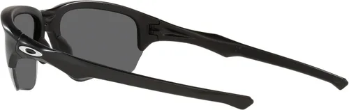 Vista 5 de Oakley Gafas de sol para hombre, marco de tinta negra, lentes de iridio jade, 2.362in