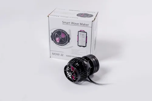Vista 9 de Jebao MOW Smart Wave Maker con controlador de pantalla LCD para tanque de agua salada base magnética (MOW-3)