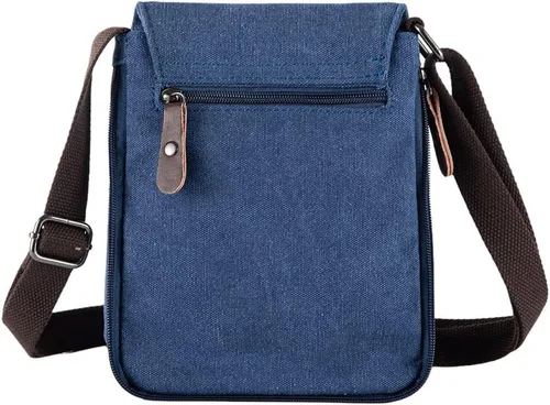 Vista 49 de Sechunk Vintage Canvas Messenger Cross body bag Shoulder bag
