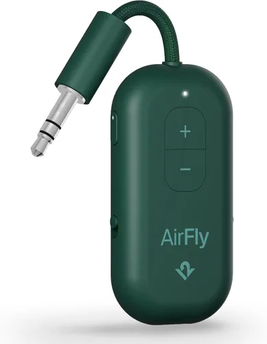 Vista 11 de Twelve South AirFly Pro Adaptador Transmisor/Receptor Bluetooth Inalámbrico para 2 Auriculares, Compartir Audio, Compatible con Jack Auxiliar