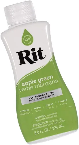 Vista 2 de Rit - Tinte líquido, amplia selección de colores, 8 onzas (verde manzana)