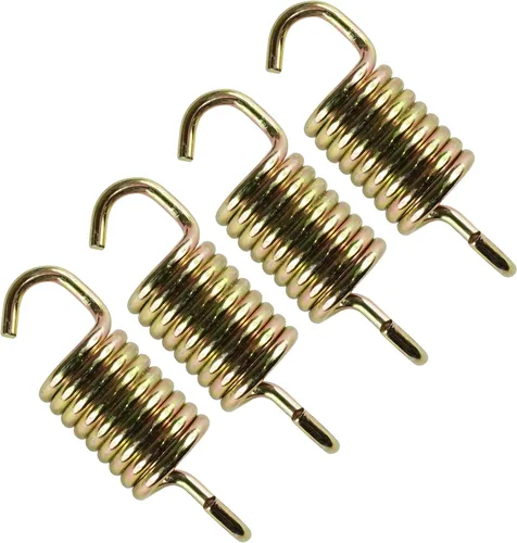 Vista 7 de Caltric 4 muelles de silenciador de escape compatibles con Polaris Scrambler 500 2X4 4X4 2000 2001-2012