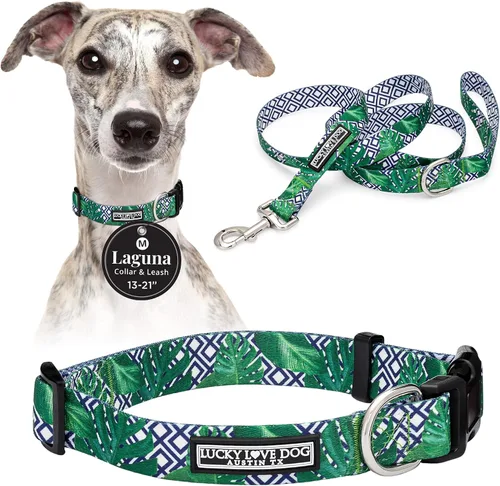 Vista 82 de Lucky Love Dog - Collar para perras pequeñas, diseño Blackbird de estampado alegre con flores de primavera y verano, talla XS Collar Blackbird