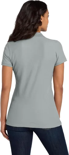 Vista 6 de Port Authority Polo Core Classic Piqué para mujer gris gusty