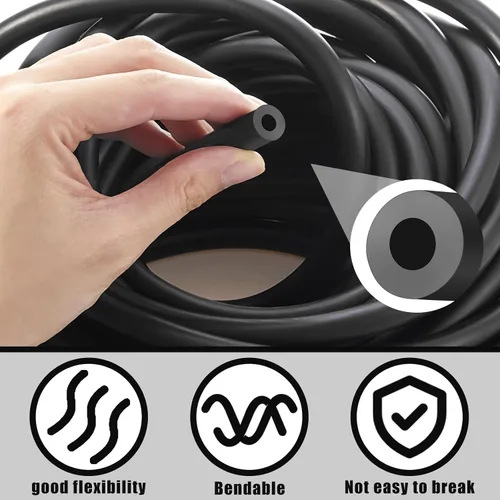 Vista 3 de 1 Rollo Tubos de Resistencia Tubo Elástico de Látex 50ft Bandas de Ejercicio Tubo de Ejercicio para Terapia Física, Pilates de Tren Inferior
