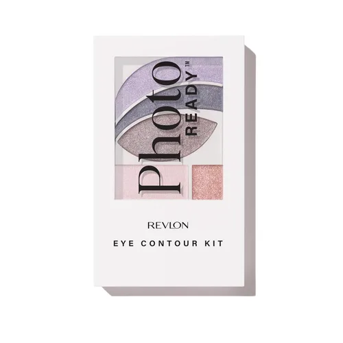 Vista 7 de REVLON PhotoReady Kit de contorno de ojos, paleta de sombras de ojos con 5 tonos húmedos/secos y aplicador de pincel de doble extremo, Avant Garde