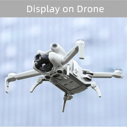 Vista 4 de Tren de aterrizaje extendido para DJI Mini 4 Pro, pata de araña de aterrizaje plegable compatible con accesorios Mavic Mini 4 Pro, gris