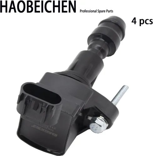 Vista 4 de Paquete de 4 bobinas y bujías de iridio compatibles con Chevrolet HHR Cobalt Malibu Equinox Buick Regal Verano Lacrosse GMC Terrain Pontiac G5 G6