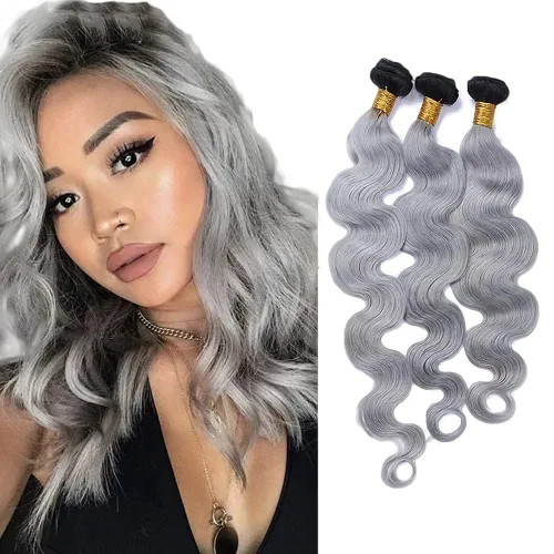 Vista 269 de 300g 1B27 Human Hair Bundles Honey Blonde Bundles Human Hair 10A Brazilian Virgin Remy Hair Extensions 8 10 12 Inch