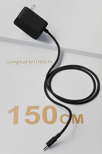 Vista 5 de Adaptador de cable de alimentación CC de 5 V 1 A con 10 conectores, cargador universal de CA/CC para cámaras de seguridad, monitores de bebé, cajas