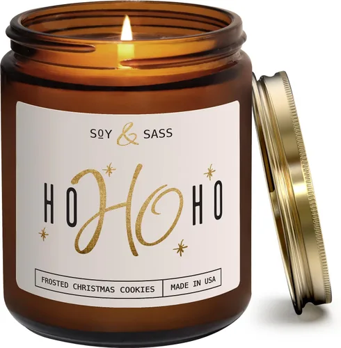 Vista 15 de Vela de chocolate caliente – con vela de cacao caliente y crema con infusión de aceites esenciales perfumados, tarro reutilizable de 9 onzas, larga
