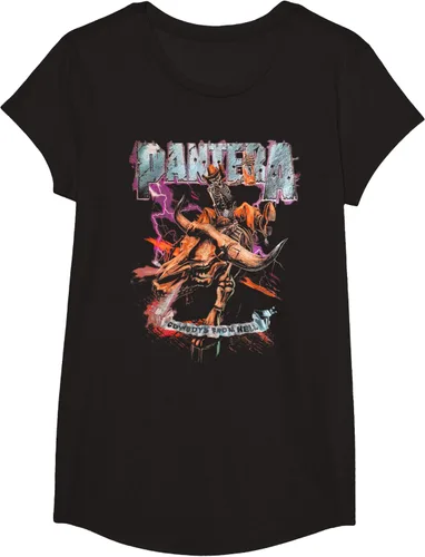 Vista 3 de Pantera Camiseta de manga corta oficial de Cowboys From Hell Riding Skeleton