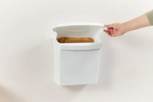 Vista 5 de Rubbermaid Bolsas de papel de cera comercial, bolsas de eliminación de servilletas sanitarias, revestimientos de higiene femenina, paquete de 250