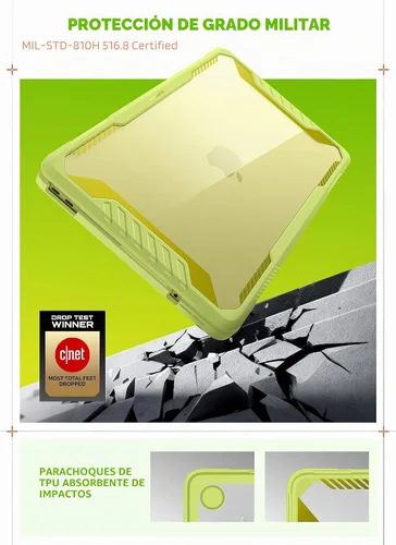 Vista 2 de SUPCASE Funda para MacBook Neo de 13 pulgadas 2026, modelo A3404 A18 Pro Cítrico