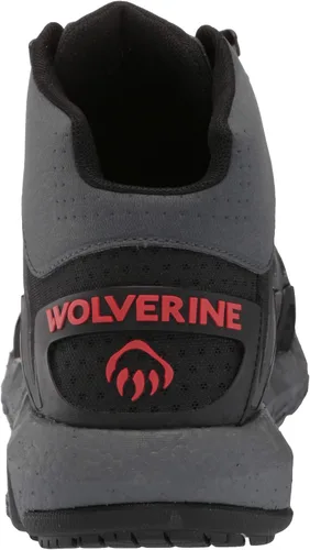 Vista 3 de WOLVERINE Rev DuraShocks Botas de construcción para hombre, Carbón vegetal