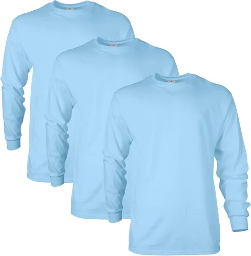 Vista 141 de Gildan - Camiseta de manga larga de algodón ultra estilo G2400 para adultos, paquete múltiple