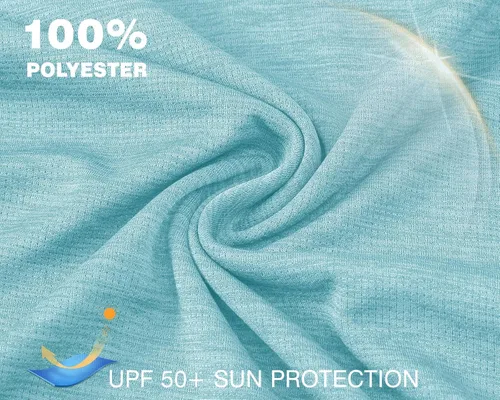 Vista 4 de TBMPOY - Camiseta de manga larga y capucha con protección solar FPU 50 + para mujer, para pesca, senderismo, salidas al aire libre, camiseta ligera