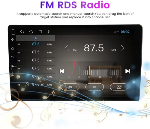 Vista 2 de Radio estéreo Android para Benz Smart 453 Fortwo 2015-2020, Biorunn 9 pulgadas GPS Navi inalámbrico Car-Play Android Auto Upgrade Dash Kit IPS WiFi