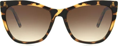 Vista 2 de Sofia Vergara x Foster Grant Sofia - Gafas de sol para mujer ojo de gato tortuga de cristal 2165in Crystal Tortoise