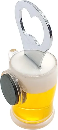 Vista 6 de Abrebotellas con forma de taza de cerveza, práctico abridor de vino de acero inoxidable, accesorios de cocina (forma de taza de cerveza)