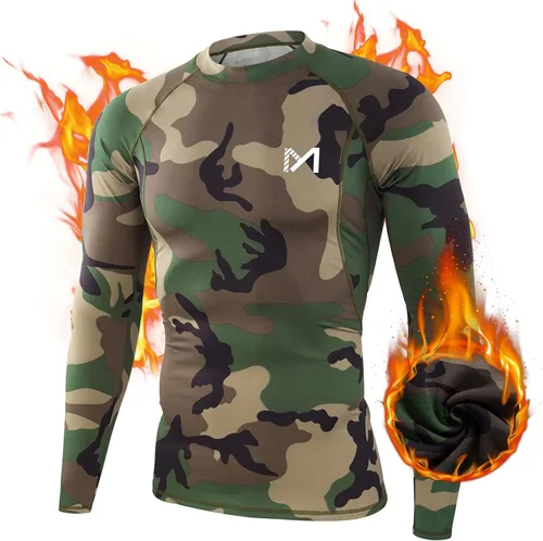 Vista 2 de MEETYOO - Ropa interior térmica para hombre, conjunto de calzoncillos largos, capa base de invierno, para esquí y correr