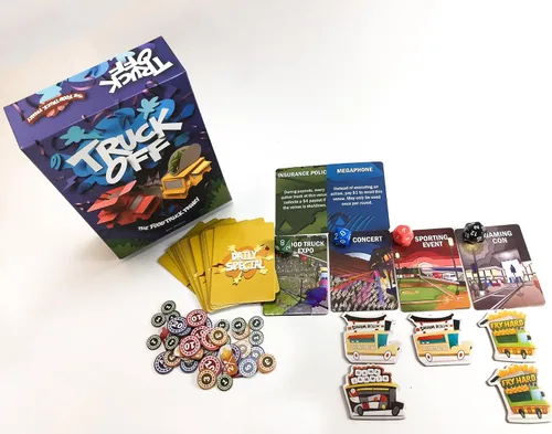 Vista 7 de Truck Off: The Food Truck Frenzy - 2-6 jugadores - Juego de mesa picante para juegos familiares