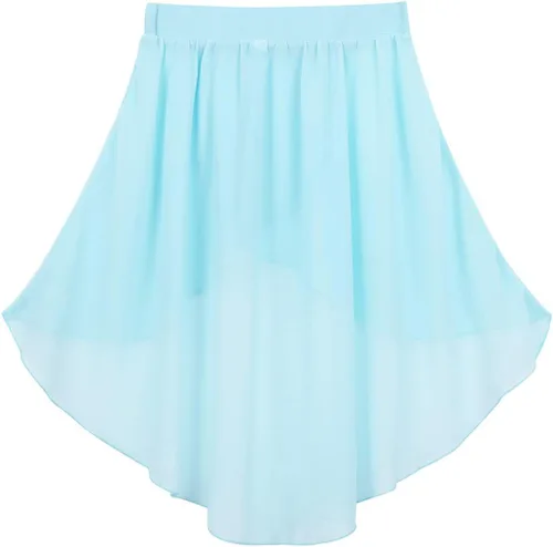 Vista 19 de Moily - Faldas de baile para niñas grandes, modernas, con cintura elástica