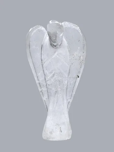 Vista 7 de Figuras de ángel guardián de cristal de aventurina verde (oscuro) para piedra natal curativa, estatua decorativa (ángel de bolsillo tallado a mano)