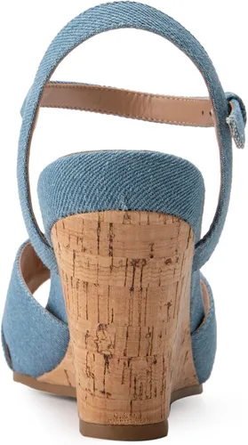 Vista 3 de Aerosoles Sandalia de cuña pastel para mujer