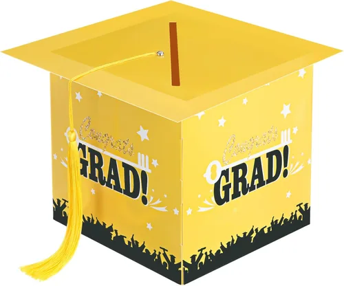 Vista 9 de Outus Caja de tarjetas de graduación 2026 con borla, titular de la tarjeta de felicitación para graduación, caja de regalo de graduación