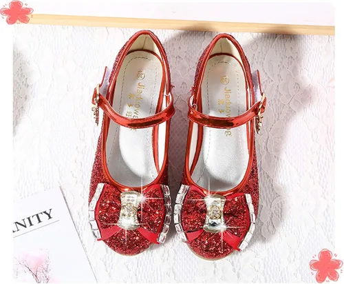 Vista 4 de Cadidi Dinos Zapatos de vestir para niñas, zapatos de fiesta de boda, zapatos de tacón Mary Jane Princesa (bebéniño pequeñoniño grande)