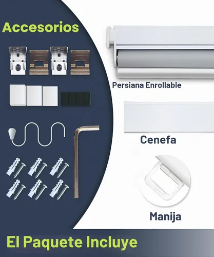 Vista 7 de BlinDecor Persiana enrollable sin taladro, 30 x 72 pulgadas, persianas enrollables opacas para ventanas, enrollables sin cordón para el hogar
